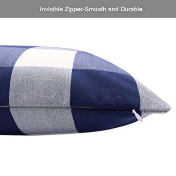 NAVIBULE Buffalo Check Outdoor Pillow Covers for Home