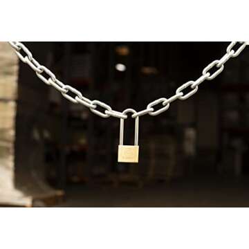 Durable BRINKS 40mm Brass Keyed Padlock for Security