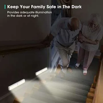 Fansteck Closet Light - 3 Color Modes Motion Sensor Bulb