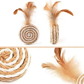 ZALALOVA Window Cat Seat, Cat Window Perch Hammock Space Saving Design w/1Pc Funny Cat Toy 1Pc Extra Suction Cup Window Seat Cat Shelves All Around 360° Sunbath Holds Up to 50lbs for Any Cat Size