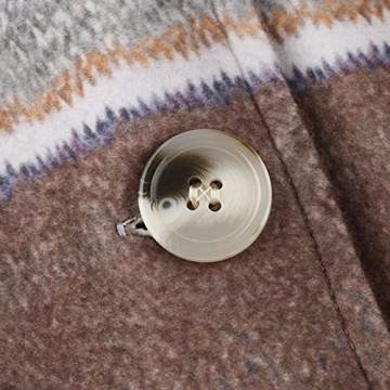 Homisy Men's Fashion Printed Wool Blends Cardigan Sweater