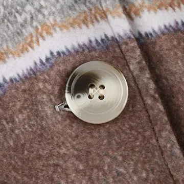 Homisy Men's Fashion Printed Wool Blends Cardigan Sweater