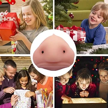 Blobfish Toy, Pull, Stretch and Squeeze Stress, Cute Fish Toy for Anxiety Relief, Funny Cute Sensory Toys for Autism, Birthday, Christmas, Office, Stocking Stuffer Gift