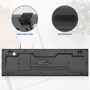 Affordable Rii RK907 USB Wired Keyboard for Mac PC