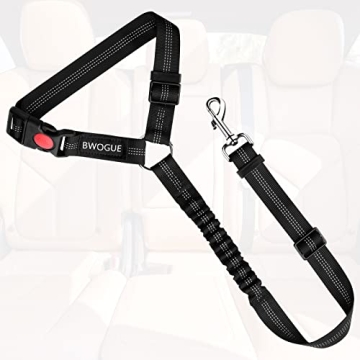 BWOGE Adjustable Dog Car Seat Belt for Safety on the Go