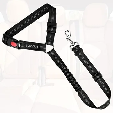 BWOGE Adjustable Dog Car Seat Belt for Safety on the Go