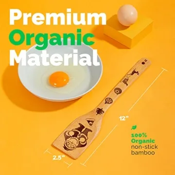 Riveira 6-Piece Wooden Cooking Spoons - Eco-Friendly Gift