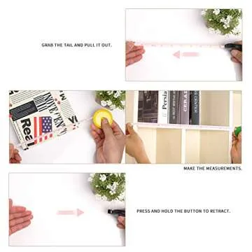 DiCUNO 60-Inch Retractable Measuring Tape Set - 3 Pcs