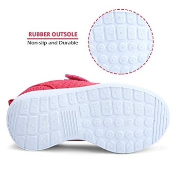 HIITAVE Toddler Girl Sneakers Lightweight Breathable Comfortable