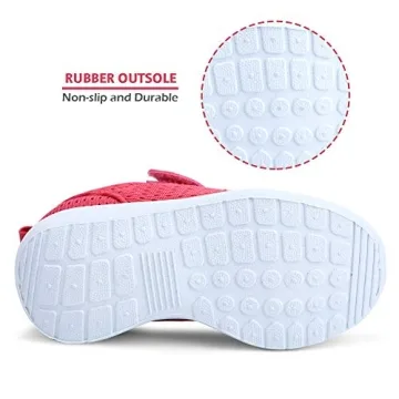 HIITAVE Toddler Girl Sneakers Lightweight Breathable Comfortable