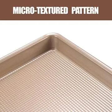 JOHO Nonstick Cookie Sheet Baking Pan Set for Ovens