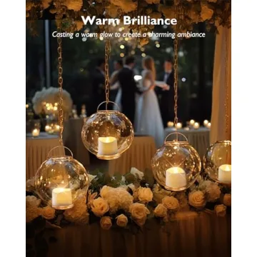 Homemory Flameless LED Tea Lights - Safe & Long-lasting