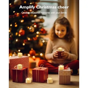Homemory Flameless LED Tea Lights - Safe & Long-lasting