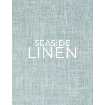 Seaside Linen: Decorative stacking book for Coffee Tables & Bookshelves | Perfect for Coastal Themed...