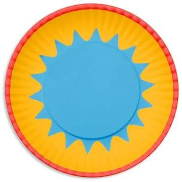 ban.do Melamine Plates - Colorful Dessert Serving Set of 4