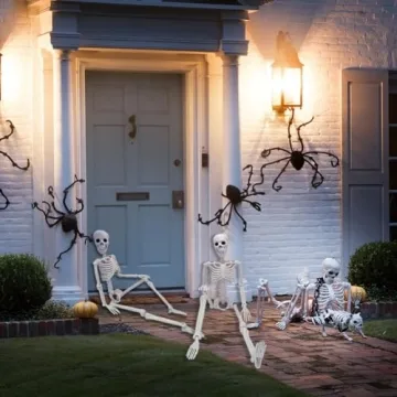 3FT Poseable Skeleton Decorations for Halloween