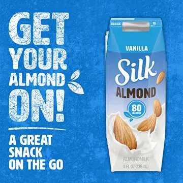 Silk Almond Milk Singles, Dairy-Free & Vegan, 8 oz Pack of 18