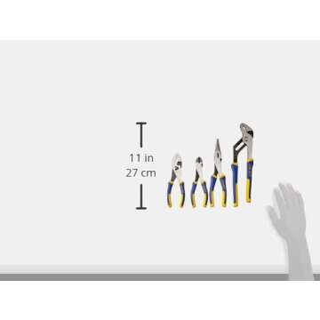 IRWIN VISE-GRIP Pliers Set, 4-Piece (2078707), Blue