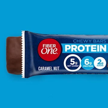 Fiber One Caramel Nut Protein Bars - 5 Count