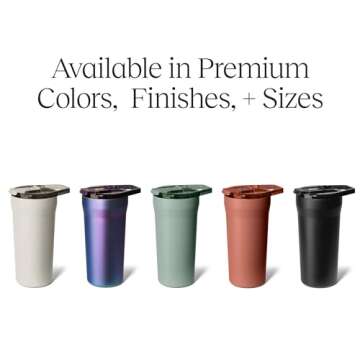 BrüMate Pour Over 20oz Insulated Travel Coffee Mug | 2-in1 Travel Coffee Maker with 100% Leak Proof Lid | Insulated Coffee Tumbler | Travel & Camping | Comes with Filter Dripper (Dune)