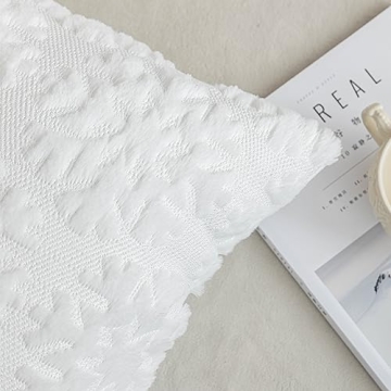 SHITURRE Christmas Snowflake Pillow Covers Set of 2