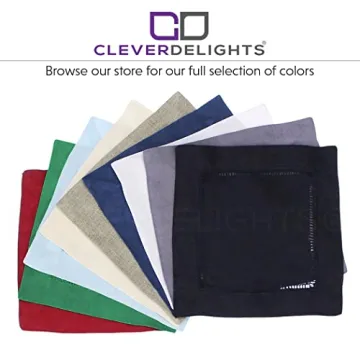 Elegant 12 Pack Cotton Cocktail Napkins - CleverDelights