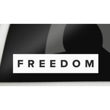 Freedom RIP Charlie Kirk Bumper Sticker | Fly High Charlie Decal for Cars, Walls & Laptops