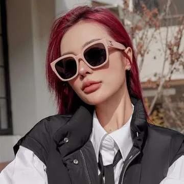 Aiulolam Women's Polarized Sunglasses Fashion Full Frame TR90 Material UV400 Suitable Sun Protection, Outfit, Outdoor