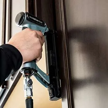 Metabo HPT Pin Nailer Kit Pro Preferred Brand of Pneumatic Nailers 23 Gauge Accept 5/8-Inch to 1-3/8-Inch Pin Nails Ideal for Cabinets Paneling Craft Work & Picture Frame Assembly NP35A