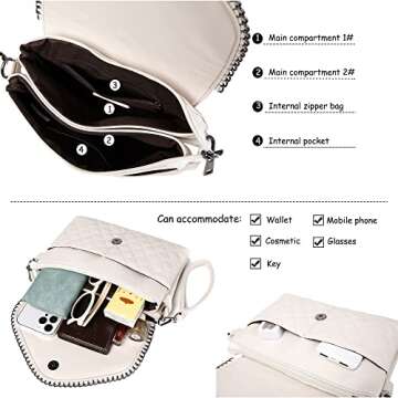 Stylish Makukke Crossbody Bags for Women - Versatile Clutch