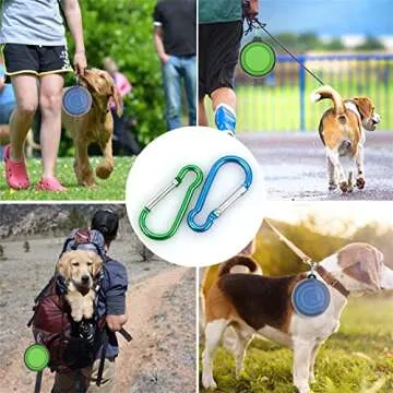 Collapsible Dog Bowl - Portable Travel Bowls for Pets