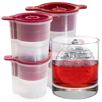 Tovolo Christmas Ornament Ice Molds - Festive Ice for Holiday Drinks