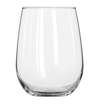 Libbey 12-Piece Stemless Wine Glass Set - Dishwasher Safe