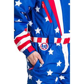 Tipsy Elves Americana Ski Suit - Waterproof & Warm