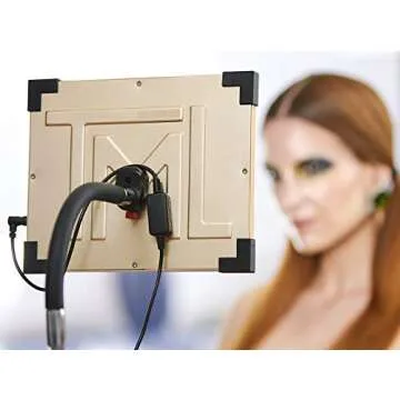 The Makeup Light Key Light LED Panel Starter Kit with Stand - Gold