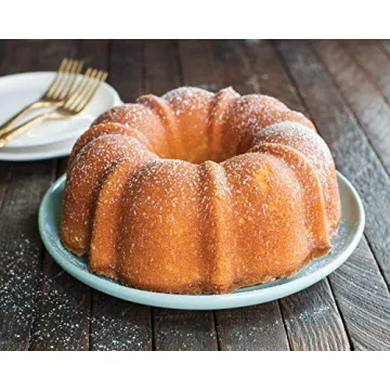 Nordic Ware 6-Cup Formed Bundt Pan for Perfect Baking