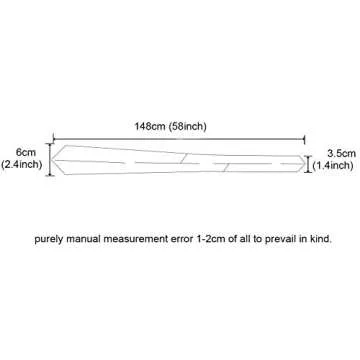 GUSLESON Mens Black Skinny Ties for Groomsmen Wedding Floral Cotton Tie Slim Necktie (0943-06)