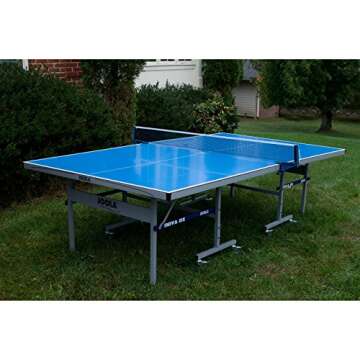 JOOLA NOVA DX Indoor/Outdoor Table Tennis Table with Weatherproof Net Set