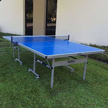 JOOLA NOVA DX Indoor/Outdoor Table Tennis Table with Weatherproof Net Set