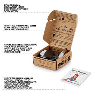 Natural Shilajit Resin - Pure Shilajit for Energy, Immunity & Vitality