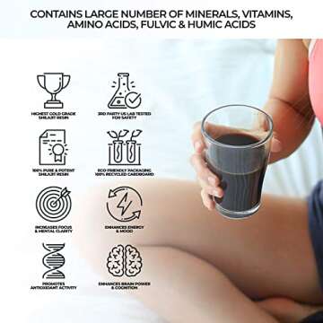 Natural Shilajit Resin - Energy & Vitality Support