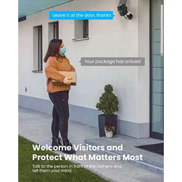 FOAOOD Security Camera Wireless Outdoor with Solar Panel Cameras for Home Security, Indoor Camera with Color Night Vision, PIR Human Detection, 2-Way Talk, IP66 Waterproof, SD Card/Cloud Storage