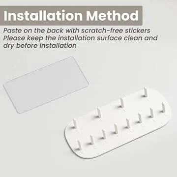 BXDOW Wall Mounted Necklace Holder Organizer with 12 Hooks