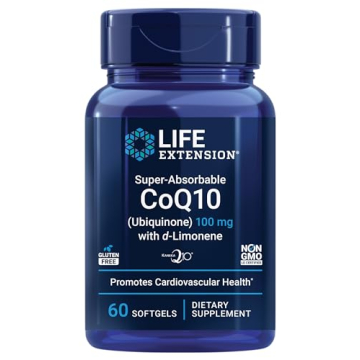 Life Extension Super-Absorbable CoQ10 with d-Limonene for Heart Health & Energy