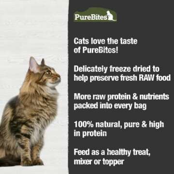 PureBites Beef Liver for Cats, 1.55oz / 44g - Value Size