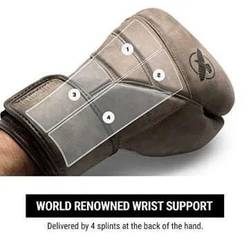 Hayabusa T3 LX Leather Boxing Gloves Men and Women for Training Sparring Heavy Bag and Mitt Work - Brown, 12 oz