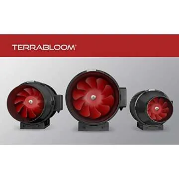 High-Performance 8 Inch Inline Fan for Grow Tents