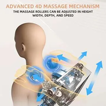 Alfine 4D Yoga Queen Massage Chair for Complete Relaxation