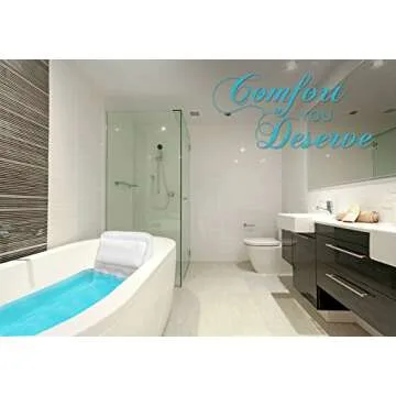 COMFYSURE Bath Cushion - Extra-Large Back Support for Tub