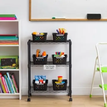 IRIS USA Plastic Storage Basket, 12-Pack - Organizer Set